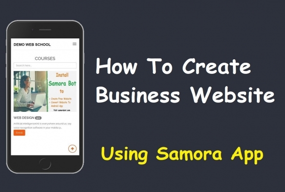 How To Create Business Website With Samora Bot